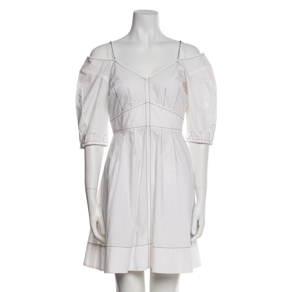 10 Crosby Derek Lam White Off-Shoulder Mini Dress